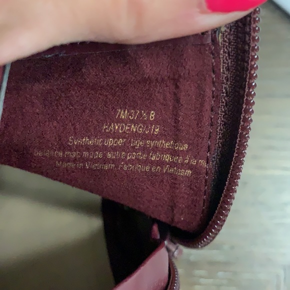 Marc New York burgundy ankle boots - Picture 17 of 17